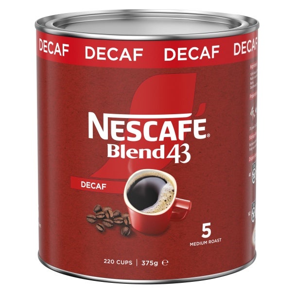 NESCAFÉ BLEND 43 DECAF Tin 375g x 6 | NESCAFÉ | Nestlé Professional